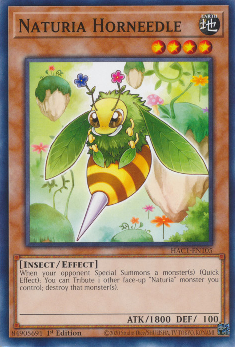 Naturia Horneedle, Hidden Arsenal: Chapter 1 · HAC1-EN105
