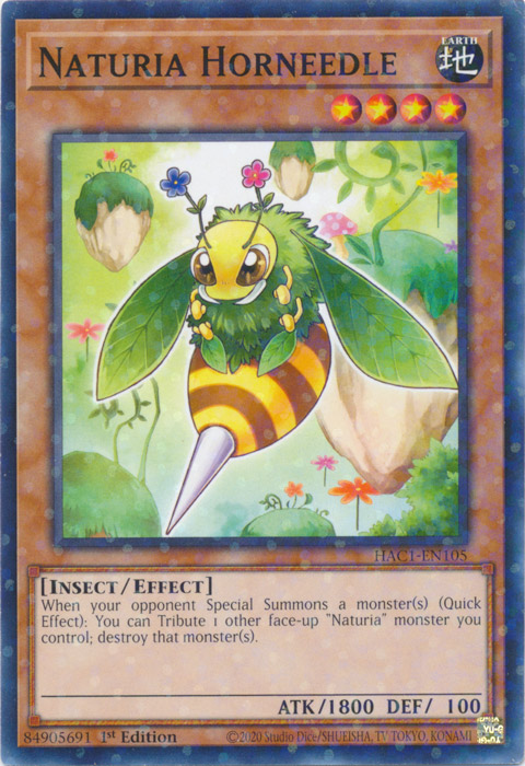 Naturia Horneedle, Hidden Arsenal: Chapter 1 · HAC1-EN105