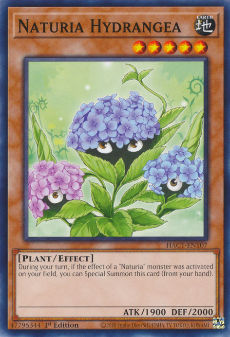 Naturia Hydrangea, Hidden Arsenal: Chapter 1 · HAC1-EN107