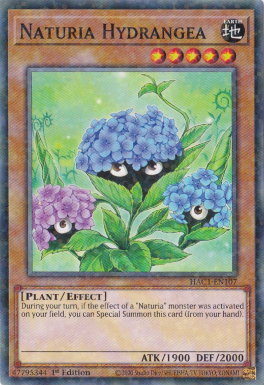 Naturia Hydrangea, Hidden Arsenal: Chapter 1 · HAC1-EN107