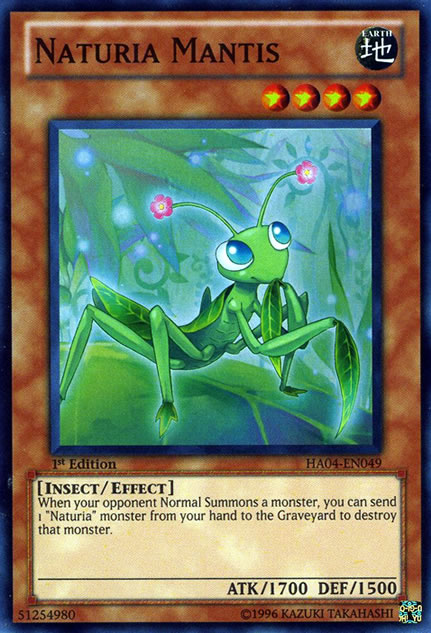 Naturia Mantis, Hidden Arsenal 4: Trishula's Triumph · HA04-EN049