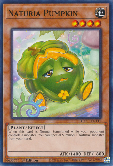 Naturia Pumpkin, Hidden Arsenal: Chapter 1 · HAC1-EN117