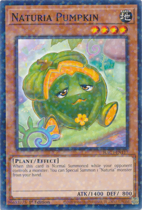 Naturia Pumpkin, Hidden Arsenal: Chapter 1 · HAC1-EN117
