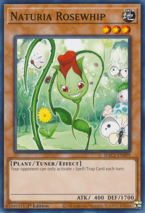 Naturia Rosewhip, Hidden Arsenal: Chapter 1 · HAC1-EN099