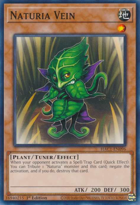 Naturia Vein, Hidden Arsenal: Chapter 1 · HAC1-EN096