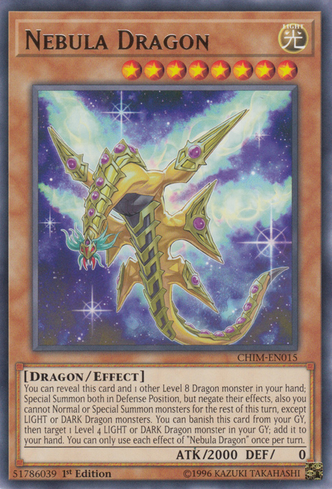 Nebula Dragon, Chaos Impact Sneak Peek Participation Card · CHIM-EN015