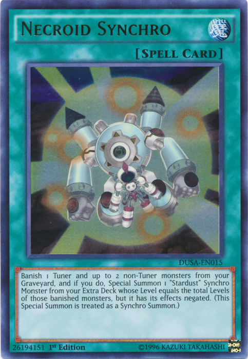 Necroid Synchro, Duelist Saga · DUSA-EN015