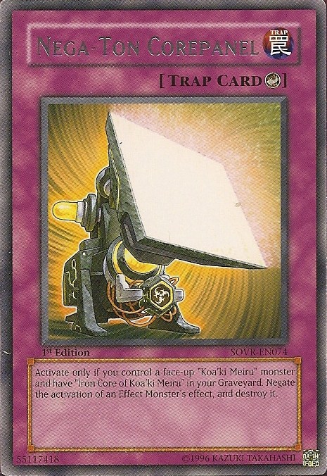 Nega-Ton Corepanel, Stardust Overdrive Sneak Peek Participation Card · SOVR-EN074