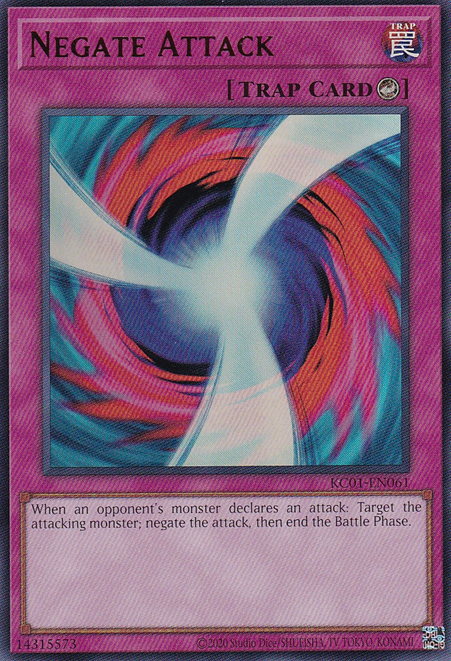 Negate Attack, 25th Anniversary Ultimate Kaiba Set · KC01-EN061