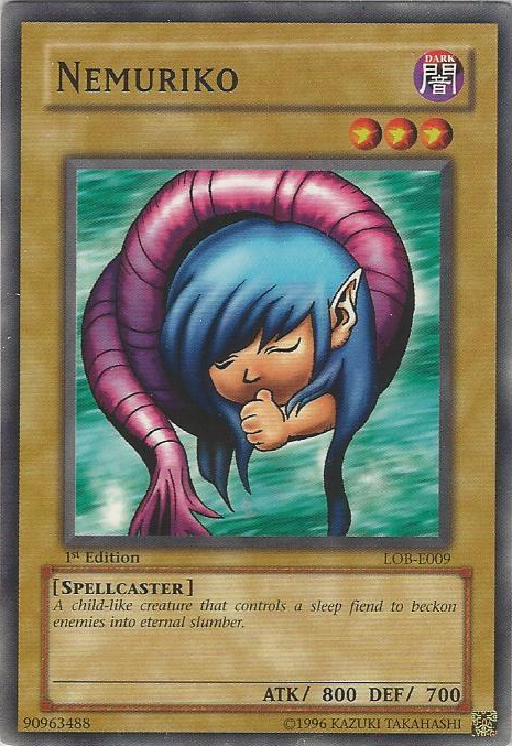 Nemuriko, Legend of Blue Eyes White Dragon · LOB-E009
