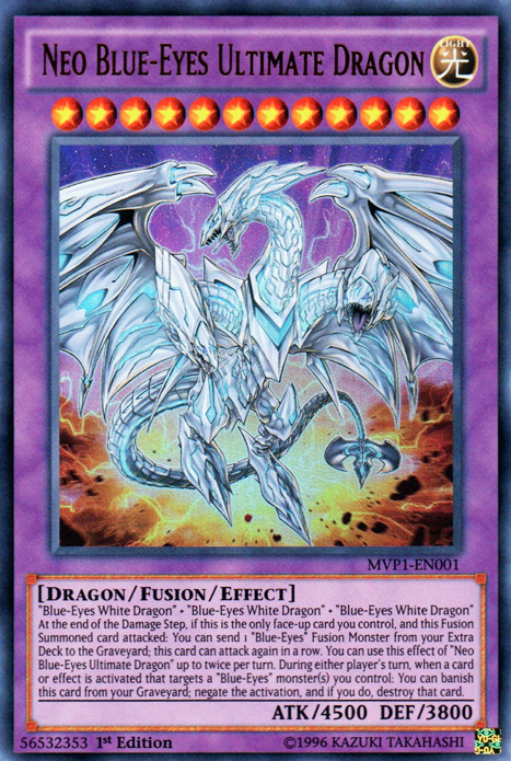 Neo Blue-Eyes Ultimate Dragon, Yu-Gi-Oh! The Dark Side of Dimensions Movie Pack · MVP1-EN001