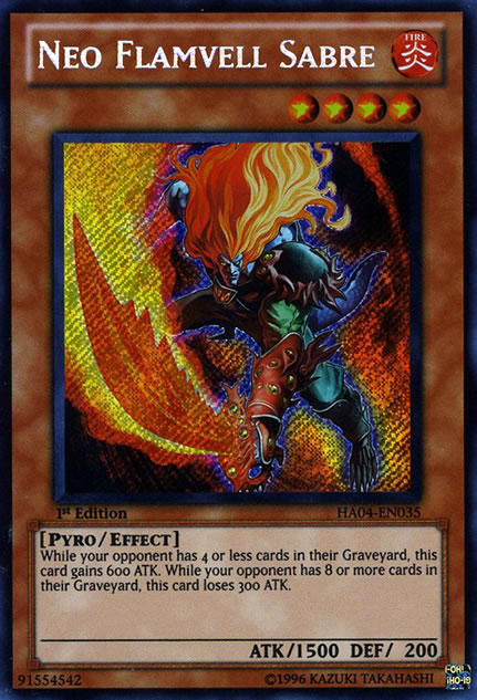 Neo Flamvell Sabre, Hidden Arsenal 4: Trishula's Triumph · HA04-EN035