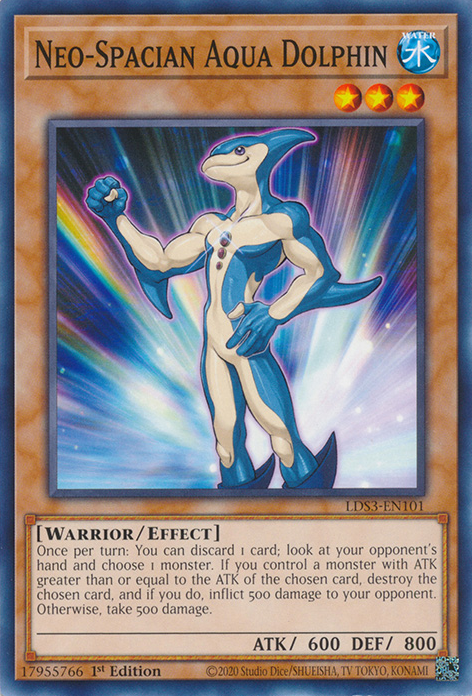 Neo-Spacian Aqua Dolphin, Legendary Duelists: Season 3 · LDS3-EN101