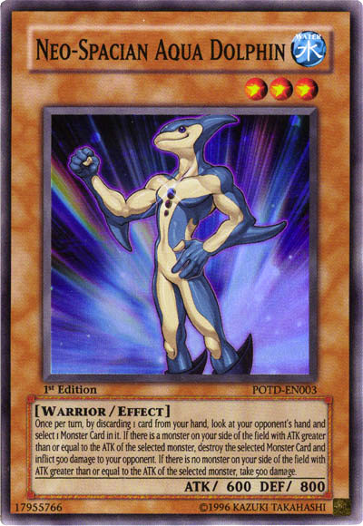 Neo-Spacian Aqua Dolphin, Power of the Duelist · POTD-EN003