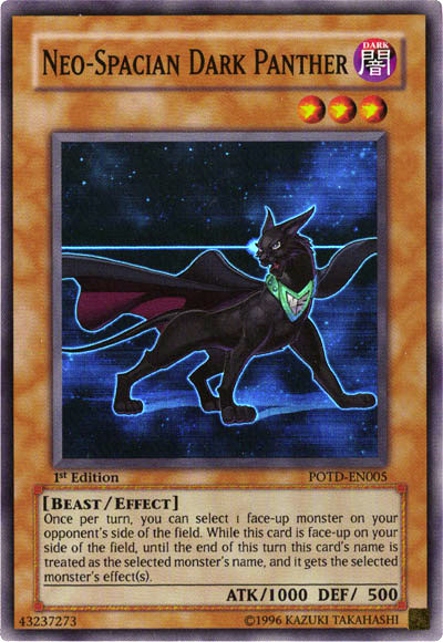 Neo-Spacian Dark Panther, Power of the Duelist · POTD-EN005