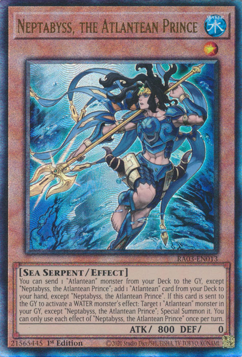 Neptabyss, the Atlantean Prince, Quarter Century Bonanza · RA03-EN013