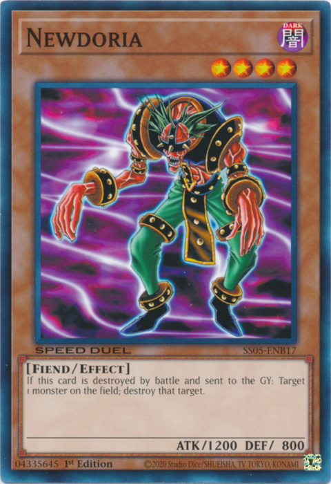 Newdoria, Speed Duel Starter Decks: Twisted Nightmares · SS05-ENB17