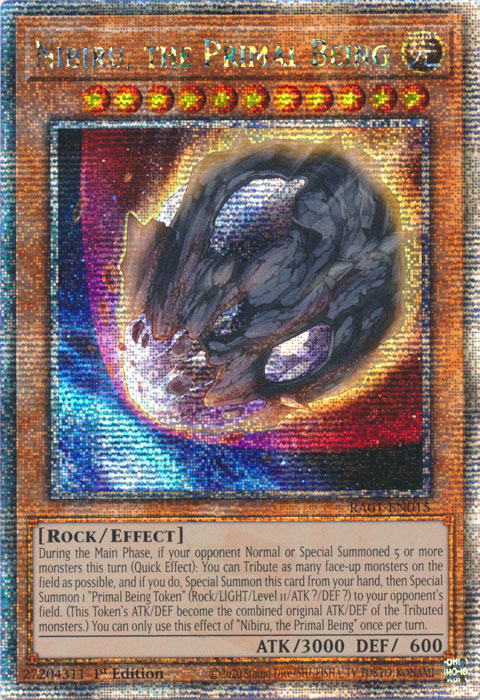 Nibiru, the Primal Being, 25th Anniversary Rarity Collection · RA01-EN015