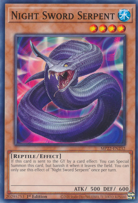 Night Sword Serpent, 2022 Tin of the Pharaoh's Gods · MP22-EN232