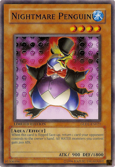 Nightmare Penguin, Gold Series · GLD1-EN021
