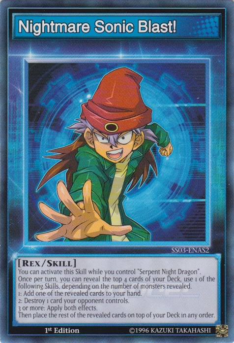 Nightmare Sonic Blast!, Speed Duel Starter Decks: Ultimate Predators · SS03-ENAS2