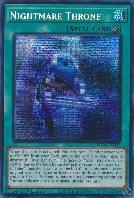 Nightmare Throne, 2025 Mega-Pack Tin · MP25-EN072