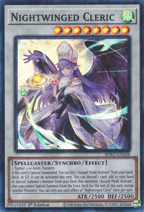 Nightwinged Cleric, Burst Protocol · BPRO-EN038