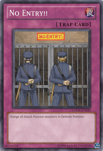 No Entry!!, Demo Pack · DEM1-EN020