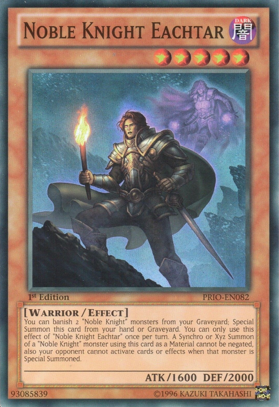 Noble Knight Eachtar, Primal Origin Plus · PRIO-EN082