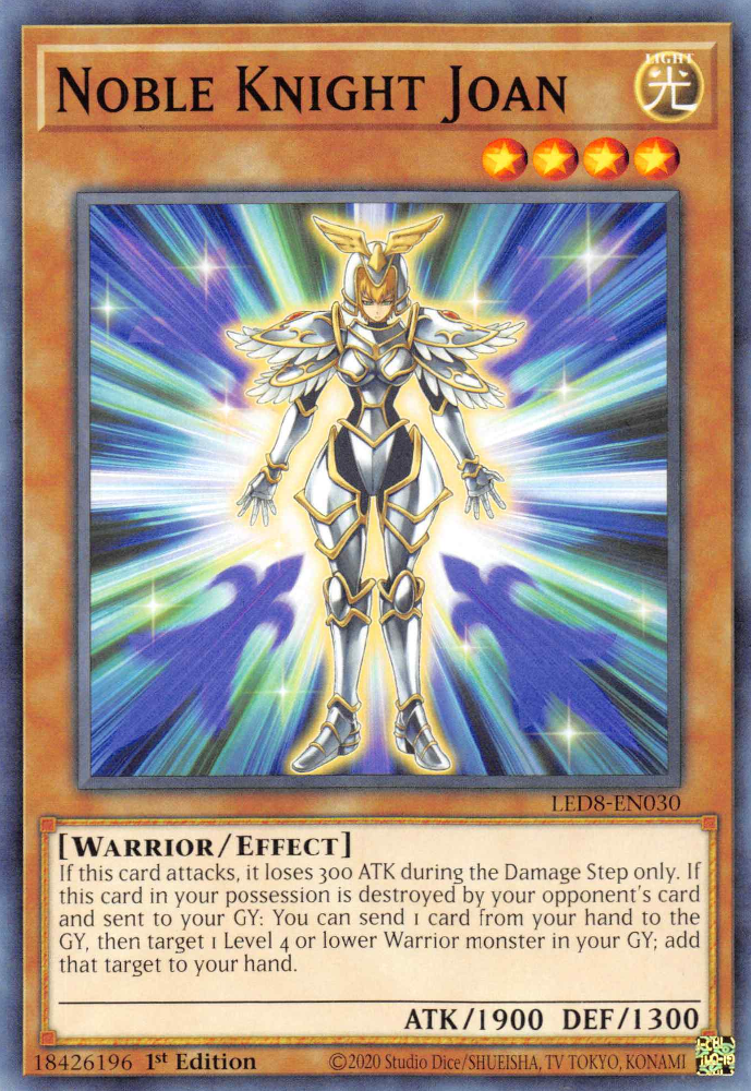 Noble Knight Joan, Legendary Duelists: Synchro Storm · LED8-EN030