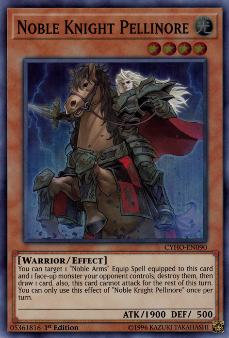 Noble Knight Pellinore, Cybernetic Horizon Sneak Peek Participation Card · CYHO-EN090