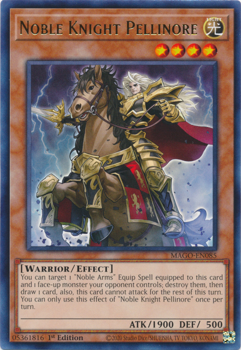 Noble Knight Pellinore, Maximum Gold · MAGO-EN085