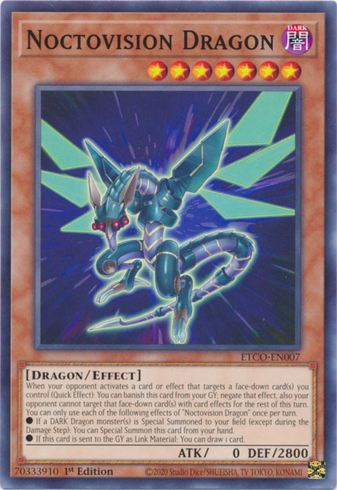 Noctovision Dragon, Eternity Code Premiere! promotional card · ETCO-EN007