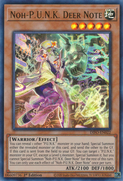 Noh-P.U.N.K. Deer Note, Dimension Force · DIFO-EN022