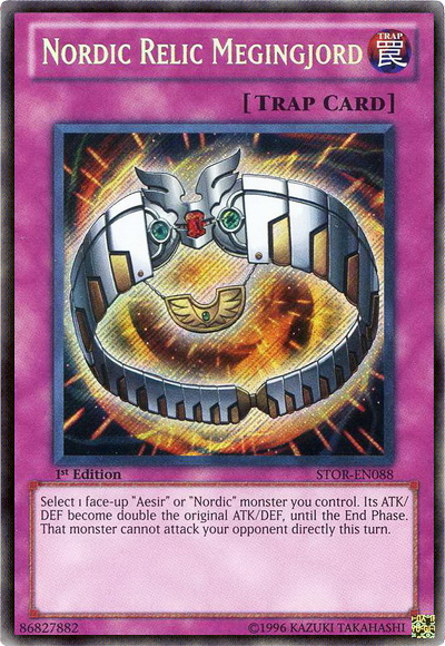 Nordic Relic Megingjord, Storm of Ragnarok Sneak Peek Participation Card · STOR-EN088