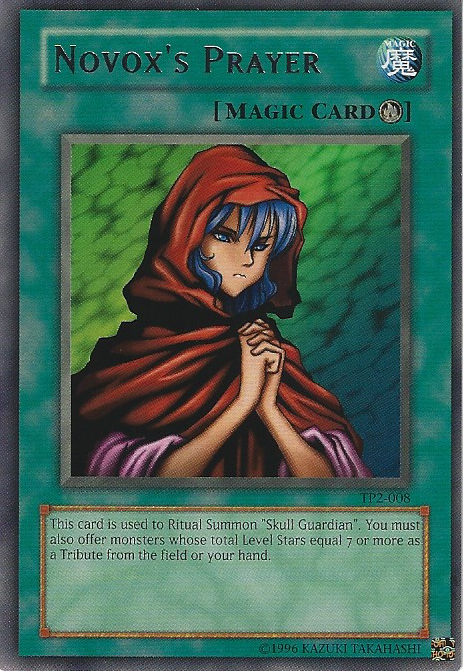 Novox's Prayer, Tournament Pack: 2nd Season · TP2-008