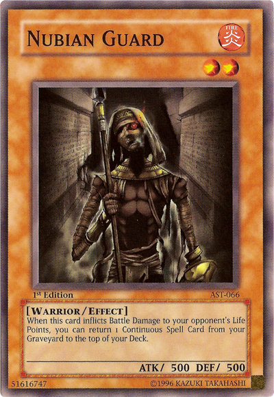 Nubian Guard, Ancient Sanctuary · AST-066