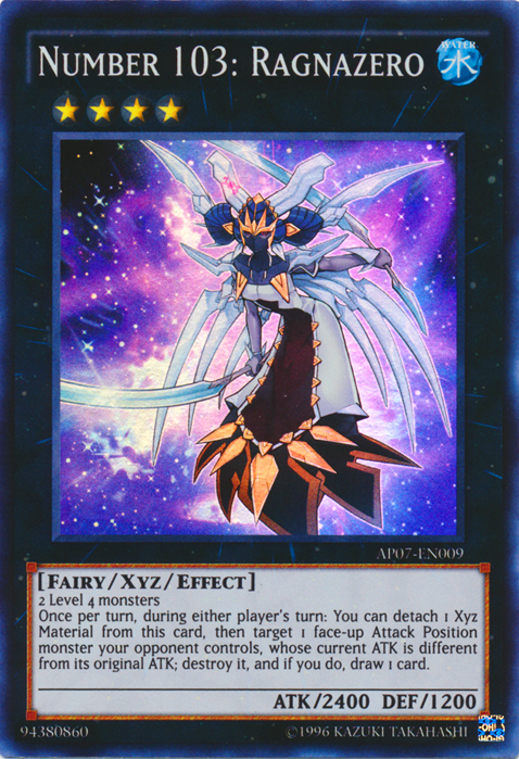 Number 103: Ragnazero, Astral Pack Seven · AP07-EN009