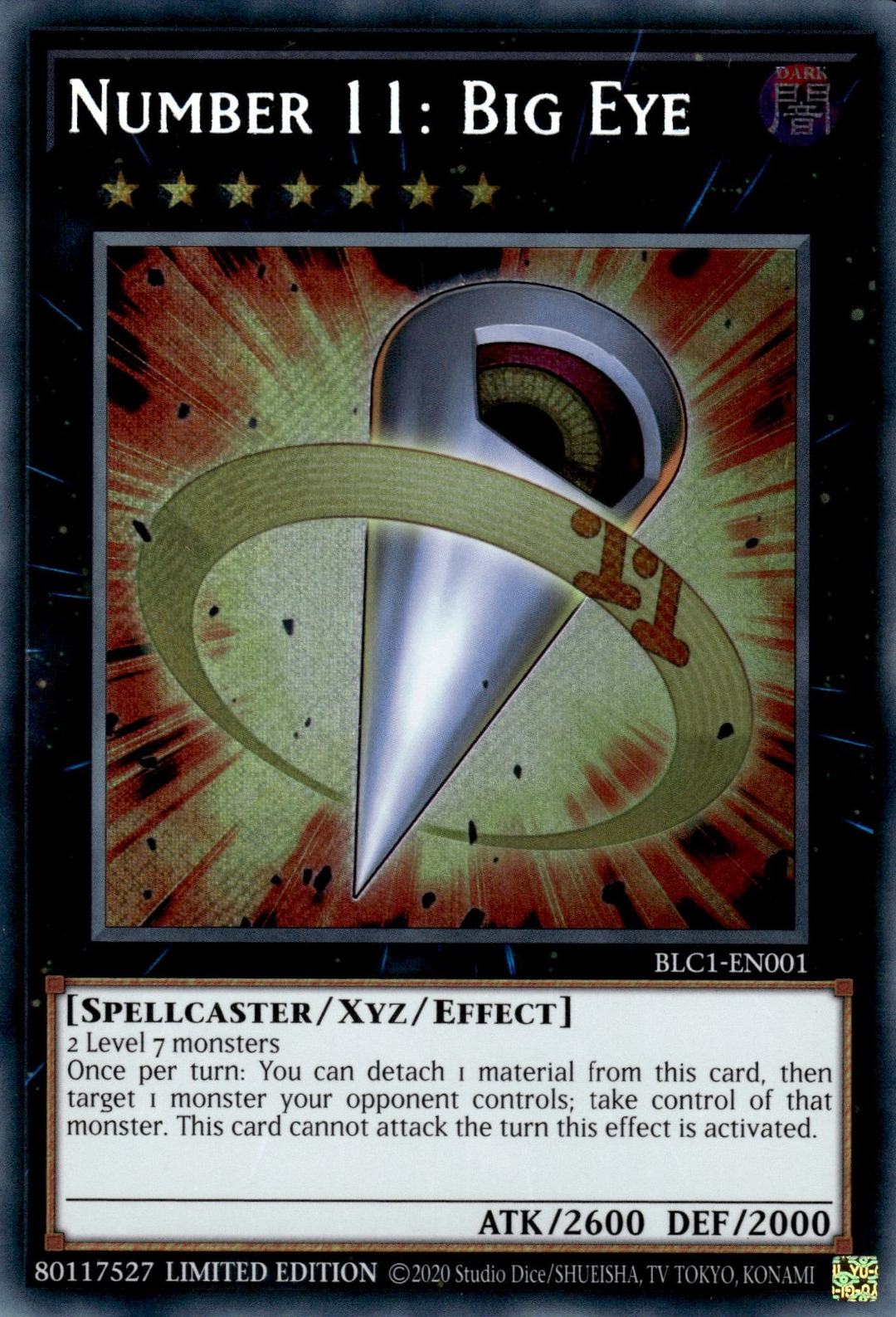 Number 11: Big Eye, Battles of Legend: Chapter 1 · BLC1-EN001