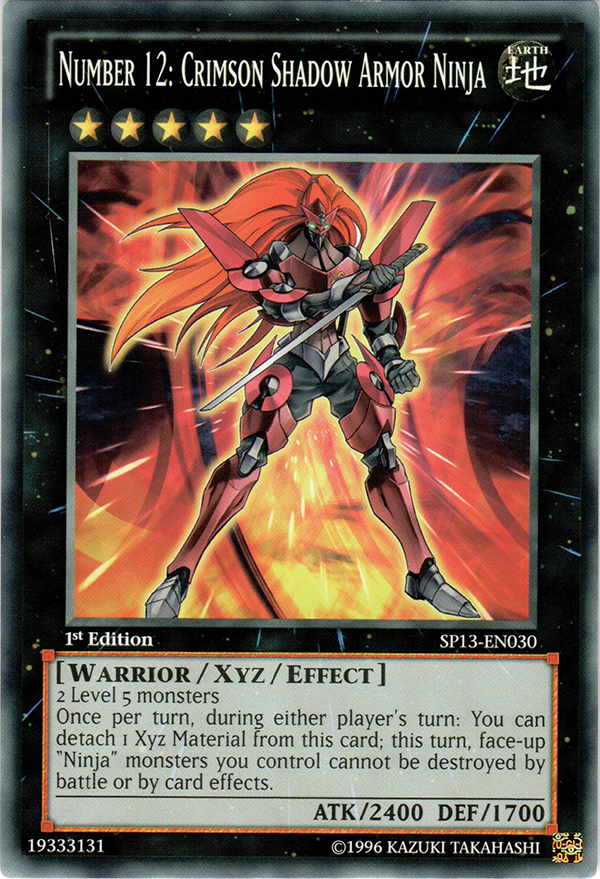 Number 12: Crimson Shadow Armor Ninja, Star Pack 2013 · SP13-EN030