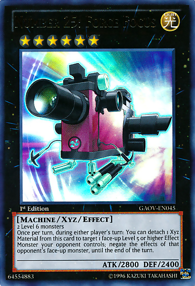 Number 25: Force Focus, Galactic Overlord Sneak Peek Participation Card · GAOV-EN045
