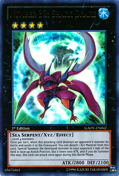 Number 32: Shark Drake, Galactic Overlord Sneak Peek Participation Card · GAOV-EN042