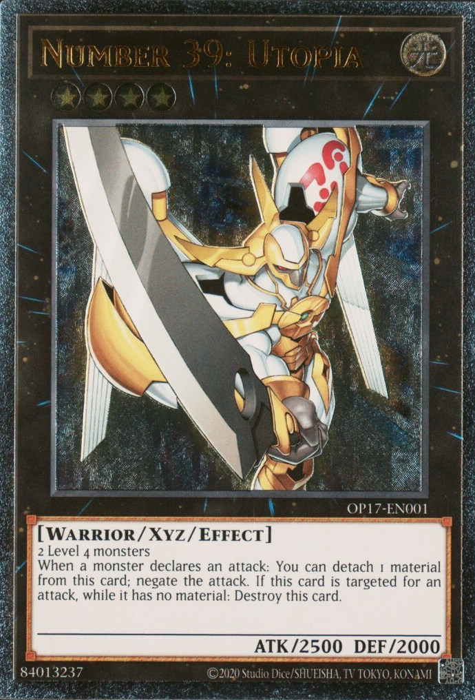 Number 39: Utopia, OTS Tournament Pack 17 · OP17-EN001