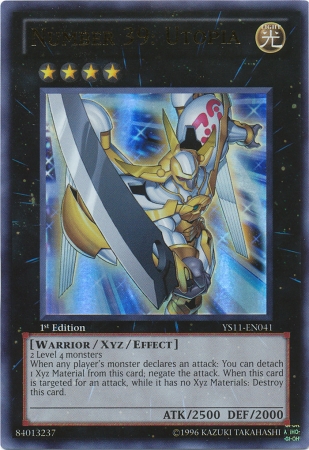 Number 39: Utopia, Starter Deck: Dawn of the Xyz · YS11-EN041