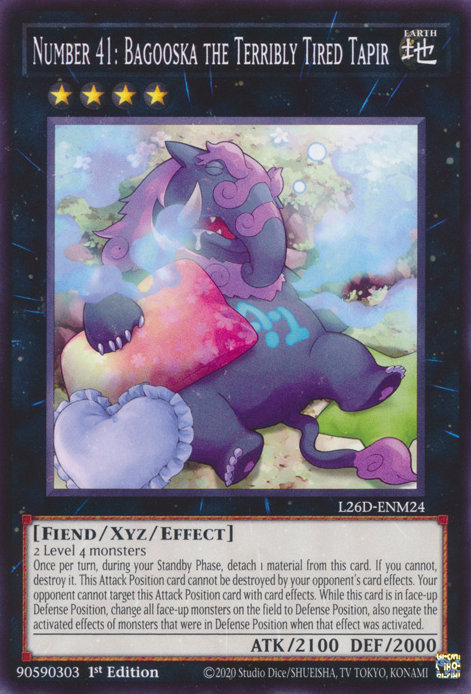 Number 41: Bagooska the Terribly Tired Tapir, Legendary Modern Decks 2026 · L26D-ENM24