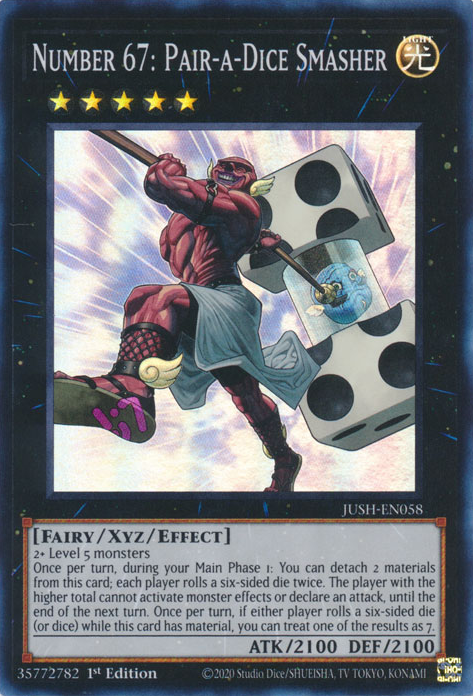 Number 67: Pair-a-Dice Smasher, Justice Hunters · JUSH-EN058