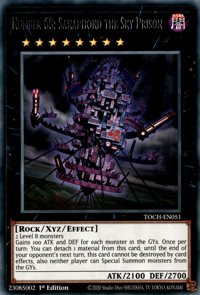 Number 68: Sanaphond the Sky Prison, Toon Chaos · TOCH-EN051