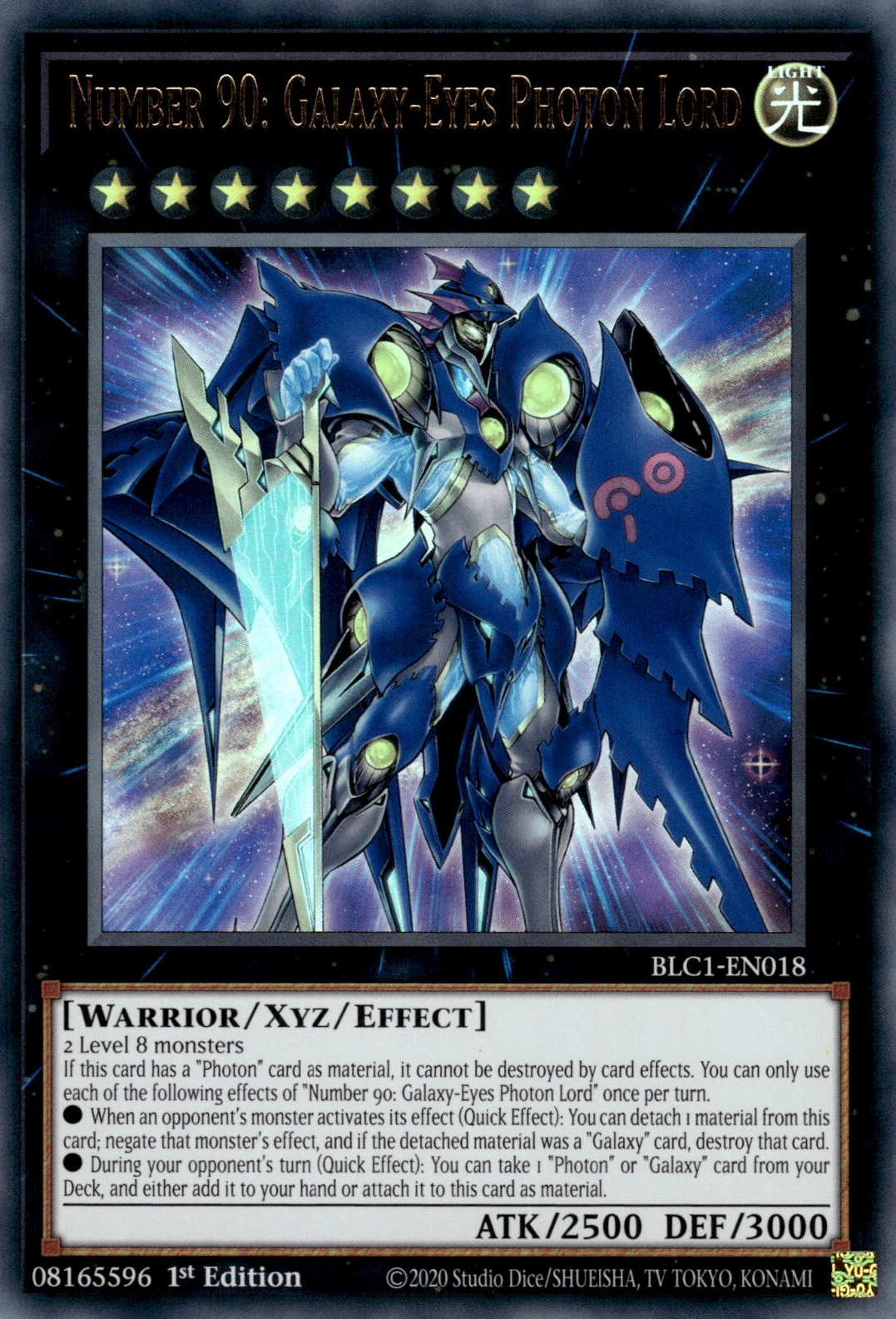 Number 90: Galaxy-Eyes Photon Lord, Battles of Legend: Chapter 1 · BLC1-EN018