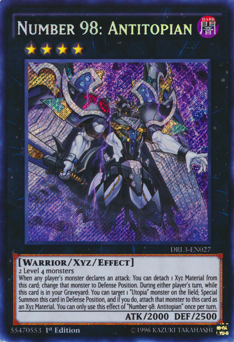 Number 98: Antitopian, Dragons of Legend: Unleashed · DRL3-EN027
