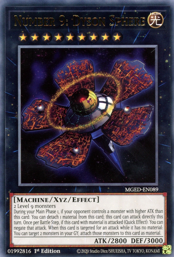 Number 9: Dyson Sphere, Maximum Gold: El Dorado · MGED-EN089